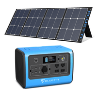 BLUETTI EB70(Blue) 716Wh/1000W Portable Power Station+1*SP120/SP200 Solar Panel - Maxoak