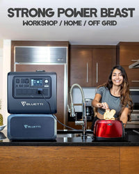 BLUETTI EB200P 2048Wh/2200W Portable Power Station - Maxoak