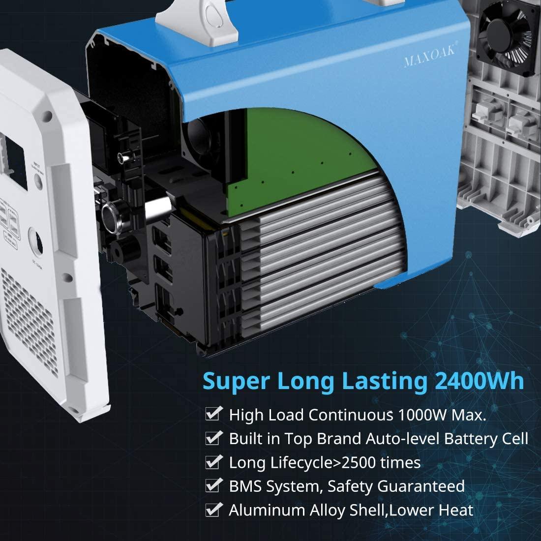 bluetti eb240 solar power station super long lasting 2400wh