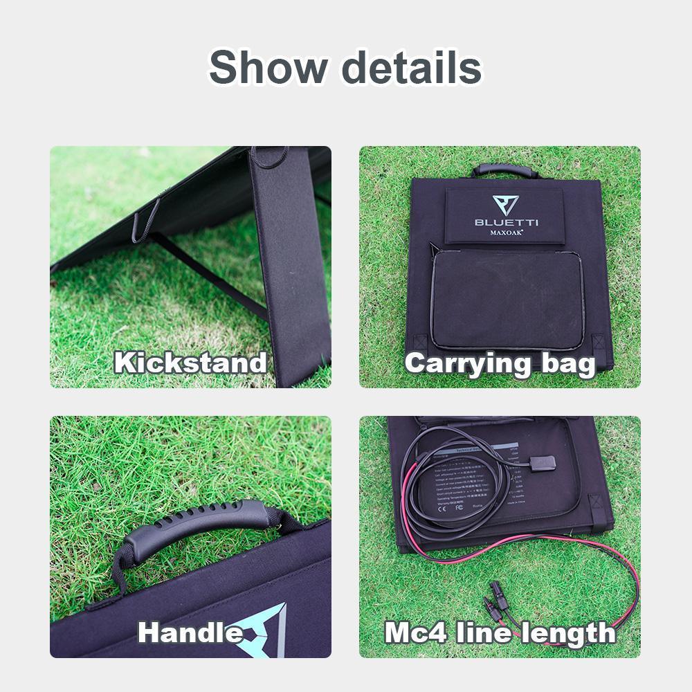 BLUETTI Refurbished SP120 120W Solar Panel - Maxoak