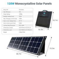 BLUETTI SP120 120W Solar Panel - Maxoak