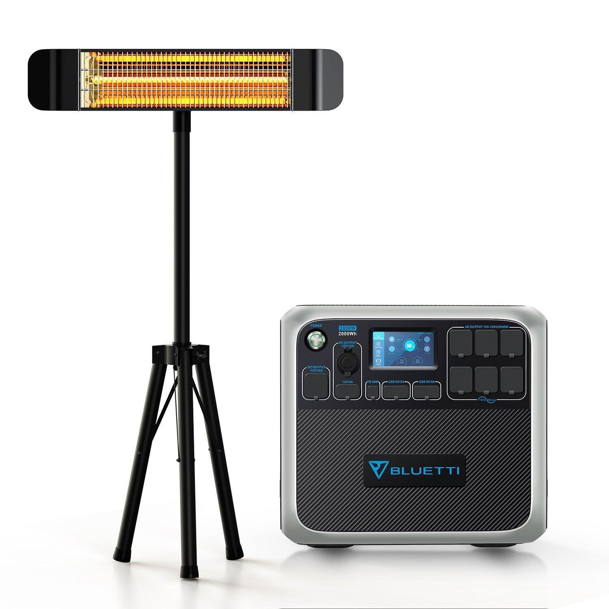 MAXOAK Infrared Patio Heater 1500W for Outdoor Indoor-QHA - Maxoak